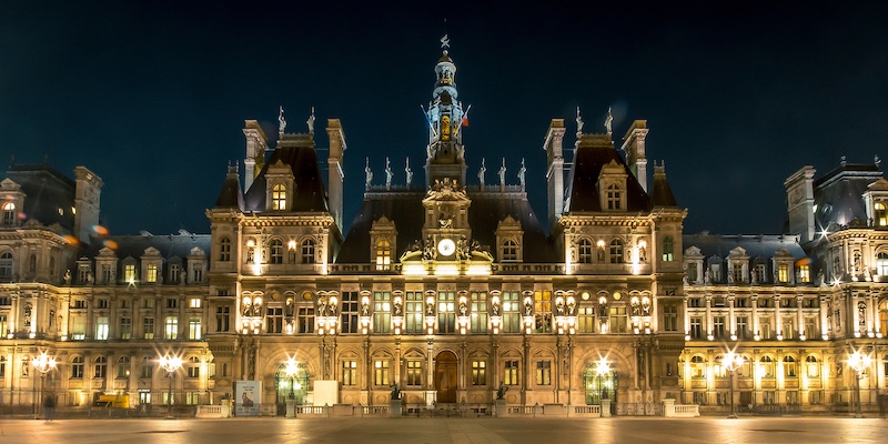 Hôtel de Ville ve Le Marais başlangıç