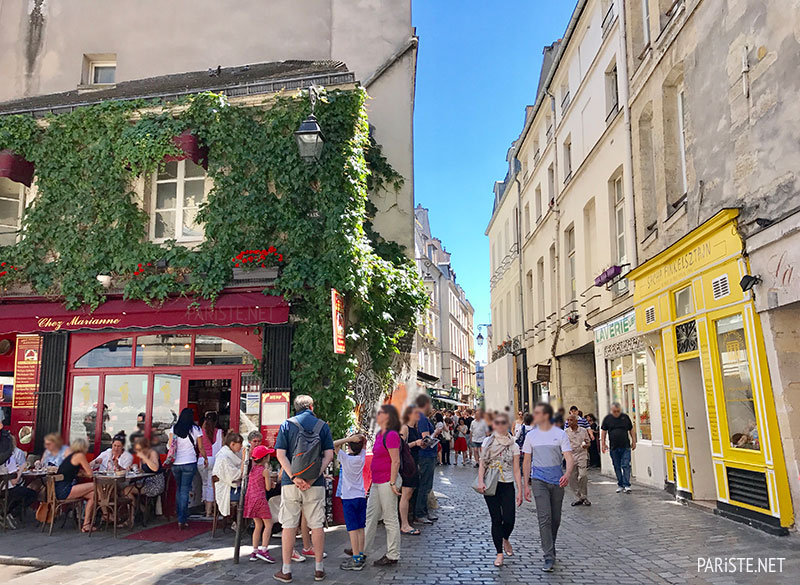 Le Marais butik sokakları